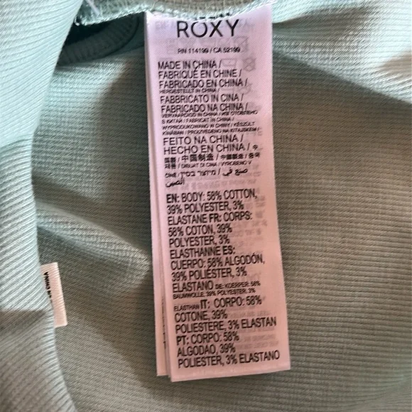 Roxy *NWT* Women's Riviera Twist Front Crop Tank Top - Picture 6 of 7